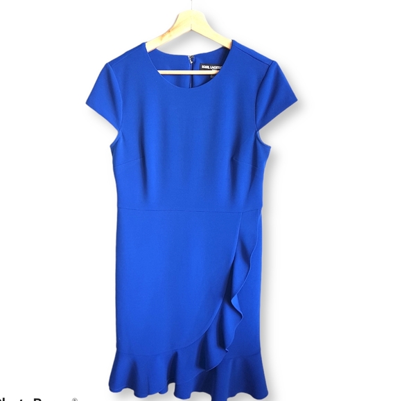 Karl Lagerfeld Dresses & Skirts - Karl Lagerfeld Paris Royal Ruffled Dress Size 6